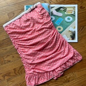 Juicy Couture Pink Polka Dot Bandeau Swimsuit